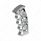 Thread-On Skulls Pistol Grip Gearshift Knob - Chrome