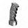 Thread-On Skulls Pistol Grip Gearshift Knob With Chrome 9/10 Speed Adapter - Chrome