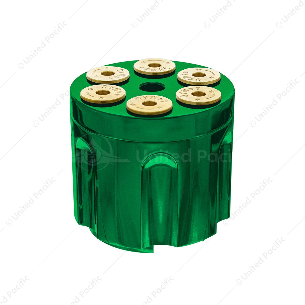 Gun Cylinder 13/15/18 Speed Gearshift Knob - Emerald Green