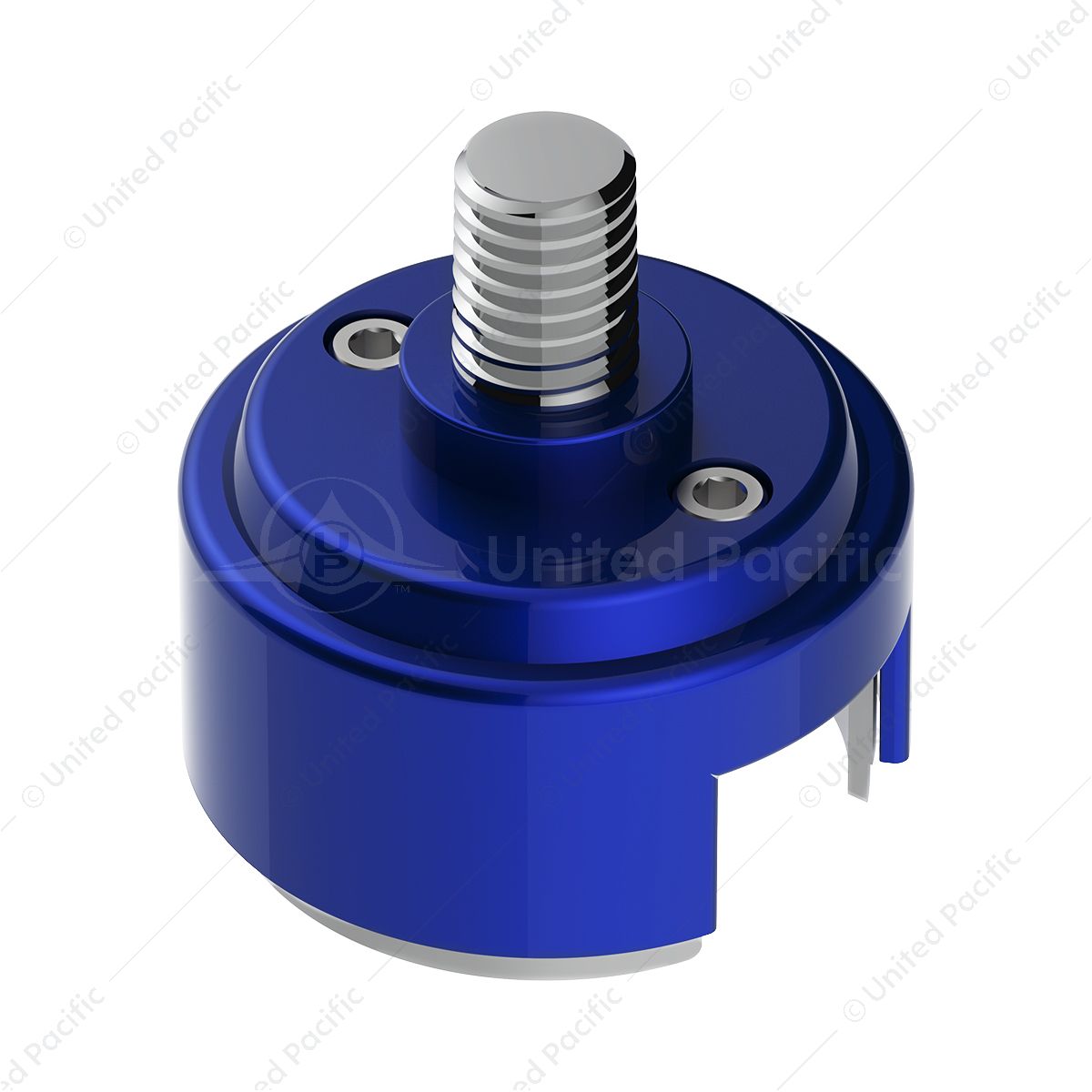 1/2"-13 Thread-On Shift Knob Mounting Adapter For Eaton Fuller Style 13/15/18 Shifter - Indigo Blue
