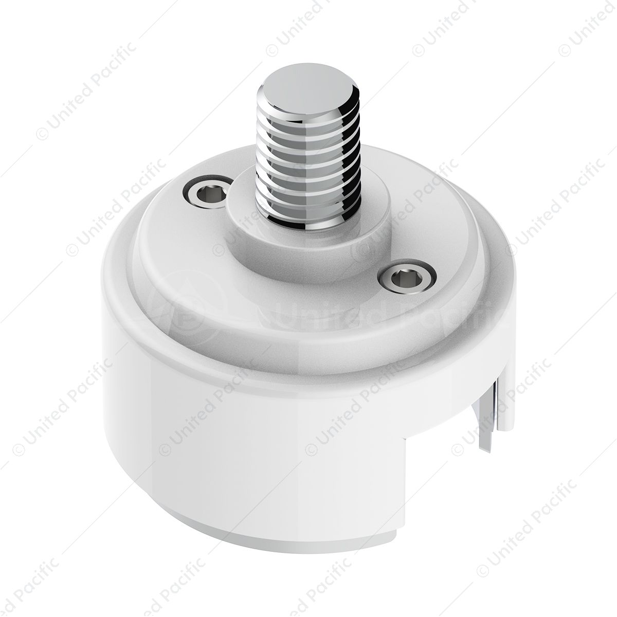 1/2"-13 Thread-On Shift Knob Mounting Adapter For Eaton Fuller Style 13/15/18 Shifter - Pearl White