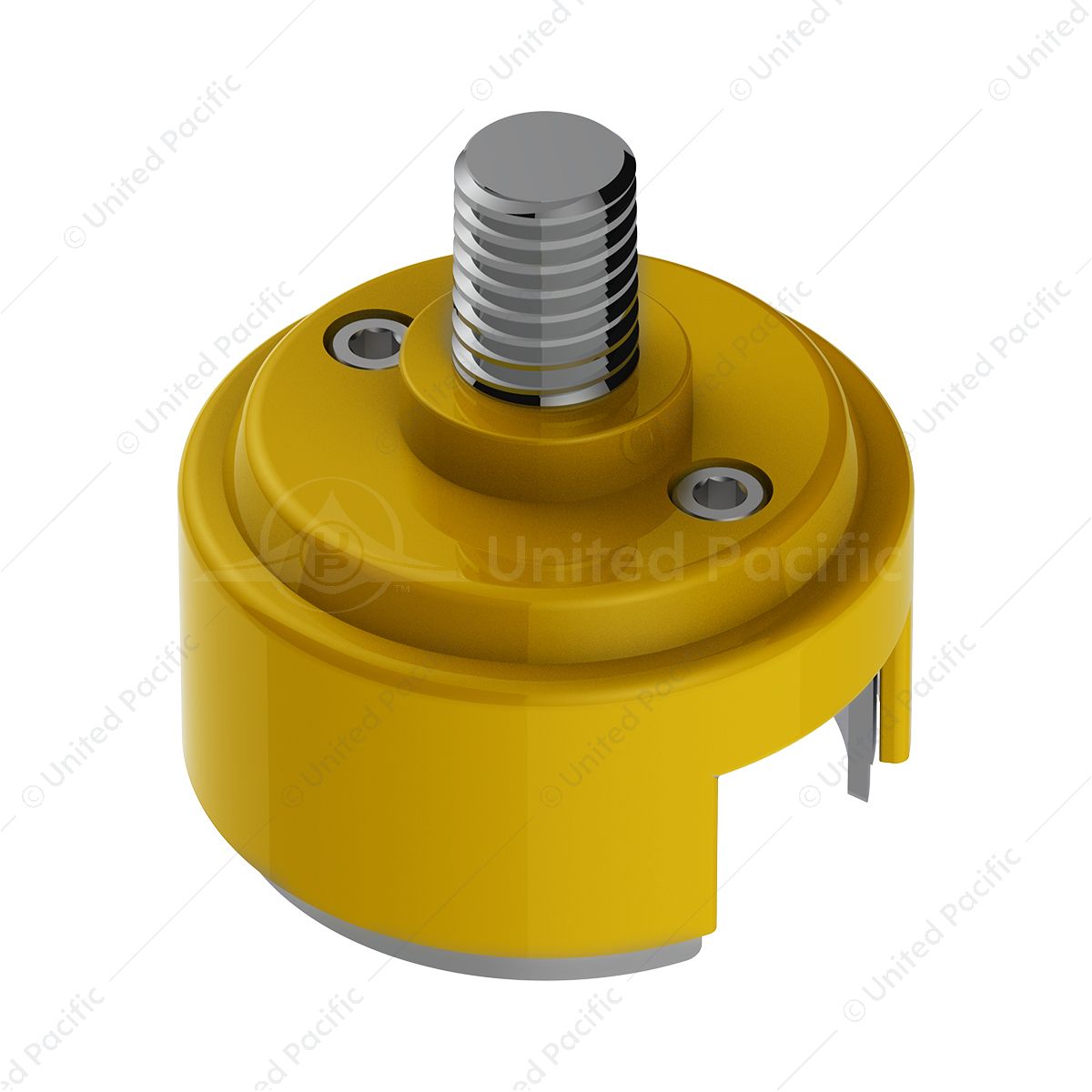 1/2"-13 Thread-On Shift Knob Mounting Adapter For Eaton Fuller Style 13/15/18 Shifter - Electric Yel