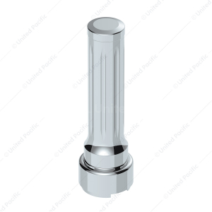 Thread-On Dallas Style Gearshift Knob With Adapter - Chrome/Vertical