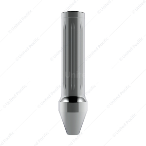 Dallas Style Grooved Grip Handle With Beer Tap Adapter - Chrome
