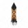 Thread-On Daytona Style Spike Gearshift Knob With LED 9/10 Speed Adapter - Black/Amber LED