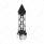 Thread-On Daytona Style Spike Gearshift Knob With LED 9/10 Speed Adapter - Black/White LED