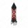 Thread-On Daytona Style Spike Gearshift Knob With LED 13/15/18 Speed Adapter - Black/Red LED