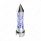 Thread-On Daytona Style Spike Gearshift Knob With LED 13/15/18 Speed Adapter - Chrome/Blue LED
