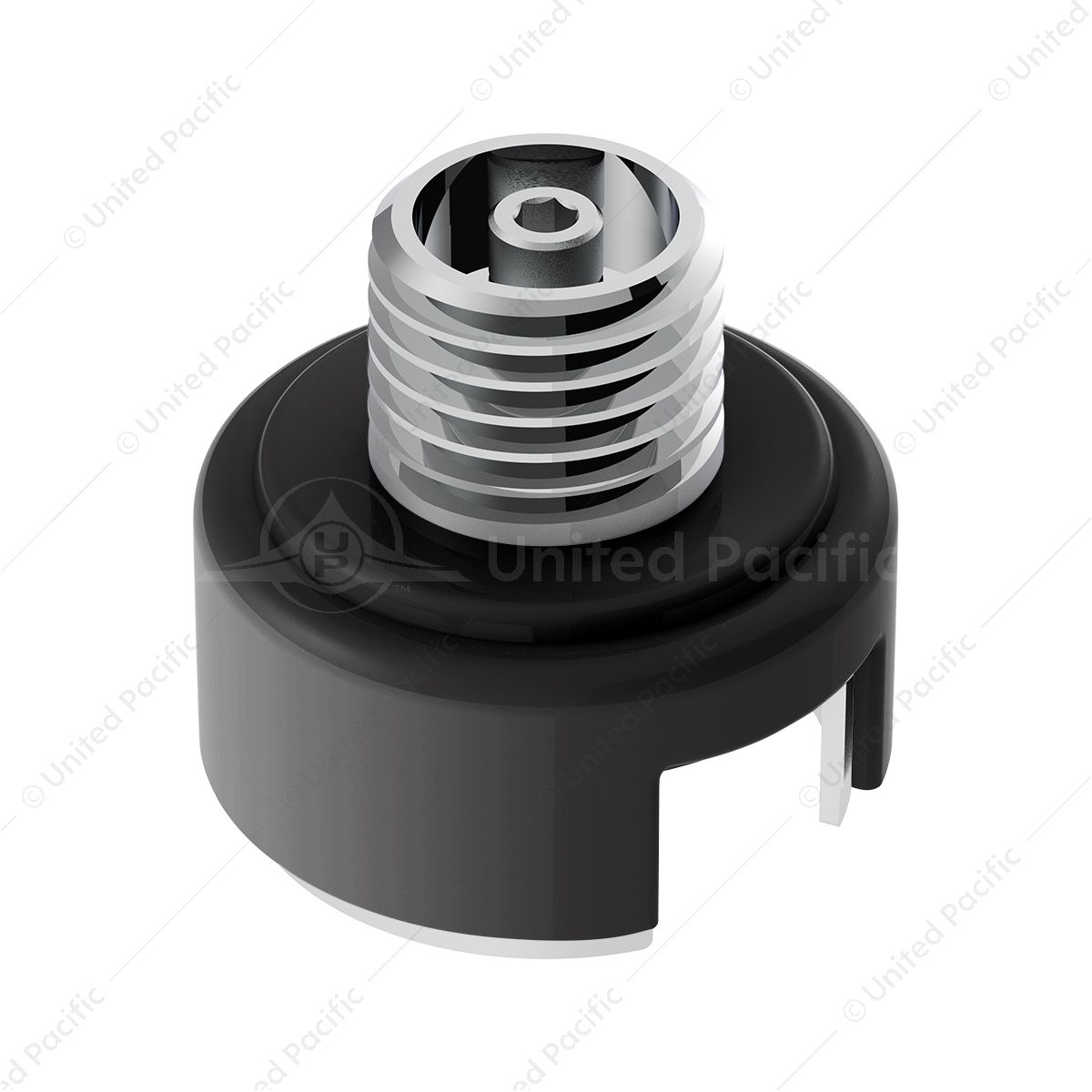 M30X3.5 Thread-On Shift Knob Mounting Adapter For Eaton Fuller Style 13/15/18 Shifter - Matte Black