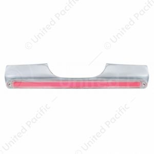 Motorcycle Rear Signal Light Bar With 24 LED 12" GloLight Bar - Red LED/Clear Lens