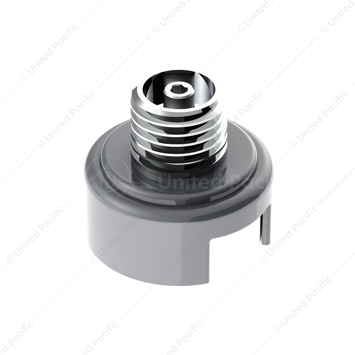 M30X3.5 Thread-On Shift Knob Mounting Adapter For Eaton Fuller Style 13/15/18 Shifter - Liquid Silve