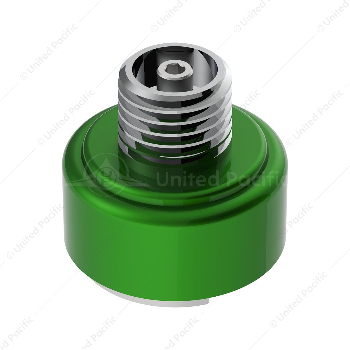 M30X3.5 Thread-On Shift Knob Mounting Adapter For Eaton Fuller Style 9/10 Shifter - Emerald Green