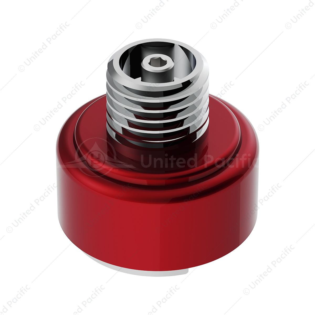 M30X3.5 Thread-On Shift Knob Mounting Adapter For Eaton Fuller Style 9/10 Shifter - Candy Red