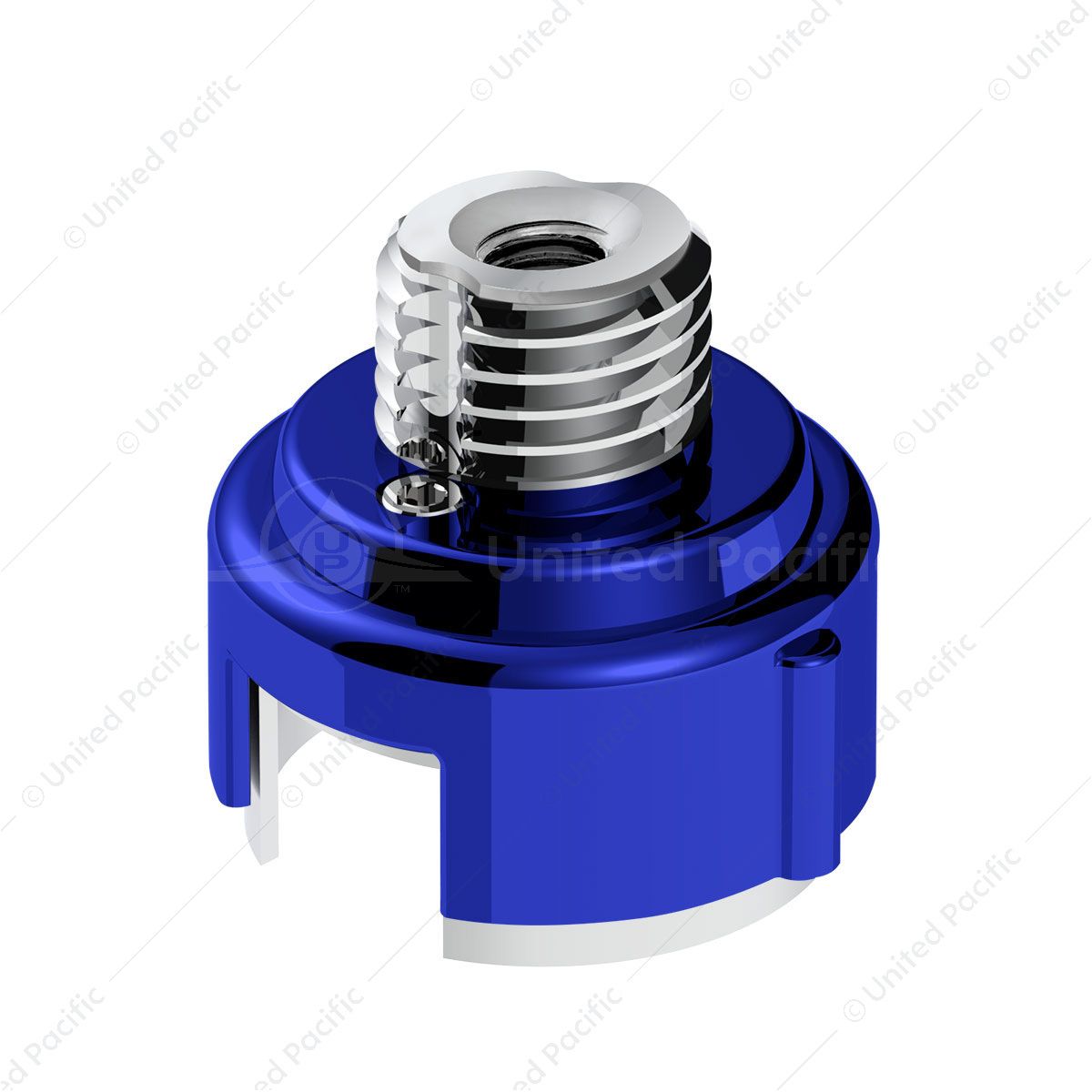 M30X3.5 Thread-On Gearshift Adapter W/LED Mount For Eaton-Fuller 13/15/18 Speed-Indigo Blue