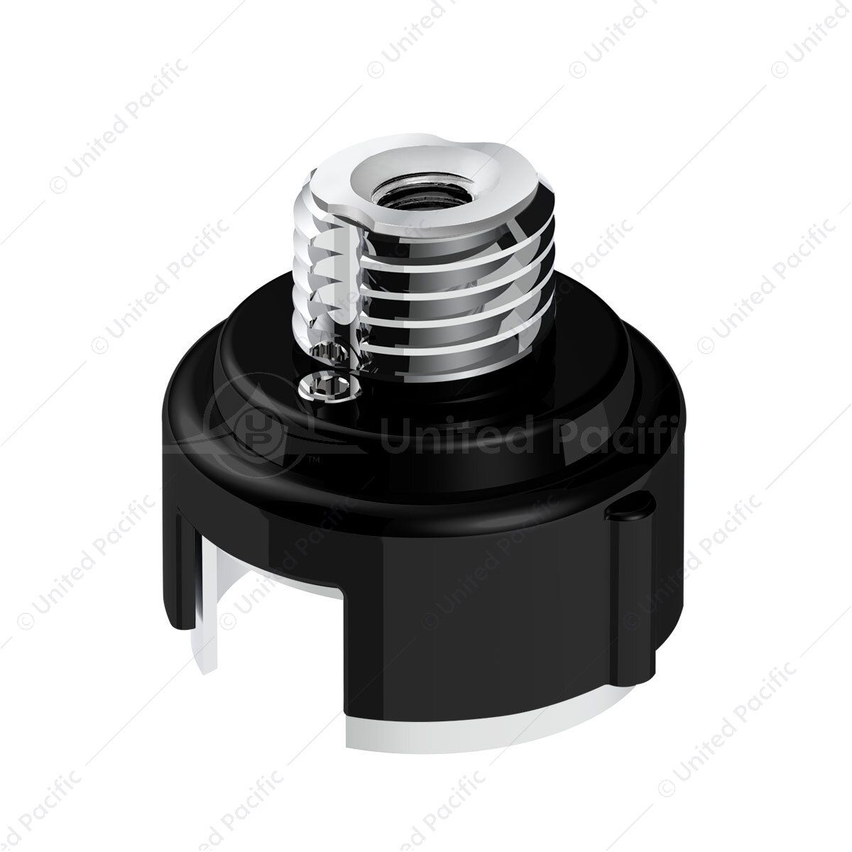 M30X3.5 Thread-On Gearshift Adapter W/LED Mount For Eaton-Fuller 13/15/18 Speed-Candy Black