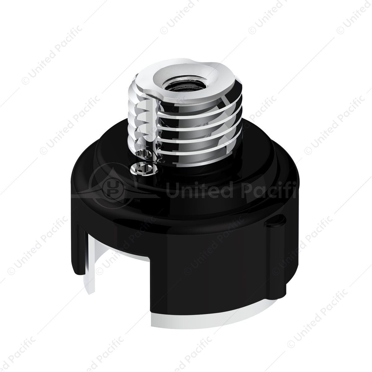 M30X3.5 Thread-On Gearshift Adapter W/LED Mount For Eaton-Fuller 13/15/18 Speed-Matte Black