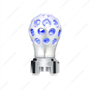 Thread-On Phoenix Style Ball Gearshift Knob With LED 13/15/18 Speed Adapter