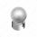 Thread-On Bristol Style Gearshift Knob with 13/15/18 Speed Adapter-Liquid Silver