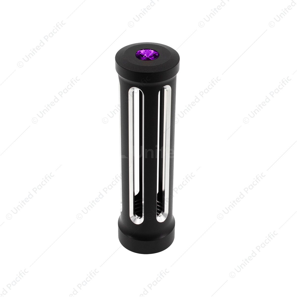 M30X3.5 Thread-On Sonoma Style Gearshift Knob-Purple Crystal/Matte Black