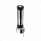 Thread-On Matte Black Sonoma Style Gearshift Knob With LED 9/10 Speed Adapter-Clear Crystal/White LE