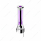 Thread-On Chrome Sonoma Style Gearshift Knob With LED 13/15/18 Speed Adapter-Purple Crystal/Purple L