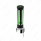 Thread-On Matte Black Sonoma Style Gearshift Knob With LED 13/15/18 Speed Adapter-Dark Green Crystal