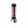 Thread-On Matte Black Sonoma Style Gearshift Knob With LED 13/15/18 Speed Adapter-Red Crystal/Red LE