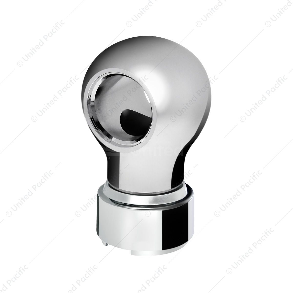 Thread-On Charlotte Style Gearshift Knob With 9/10 Speed Adapter-Chrome