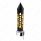 Thread-On Brooklyn Style Spike Gearshift Knob With LED 9/10 Speed Adapter-Matte Black/Amber LED