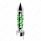 Brooklyn Style Spike Gearshift Knob With LED 9/10 Speed Adapter - Chrome/Green LED