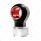 Thread-On Matte Black Carolina Style Gearshift Knob With LED 9/10 Speed Adapter-Red LED