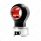 Thread-On Matte Black Carolina Style Gearshift Knob With LED 13/15/18 Speed Adapter-Red LED