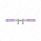 Sonoma Hood Ornament With LED-Chrome/Purple LED