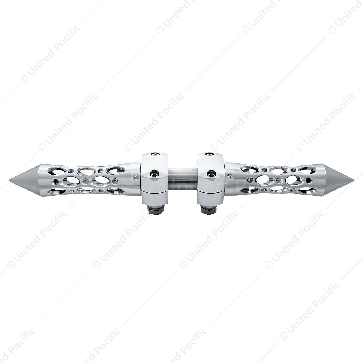 Daytona Spike Hood Ornament - Chrome