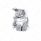 Die-Cast Sitting Pig Hood Ornament - Chrome