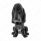 Die-Cast Bassett Hound Hood Ornament - Matte Black