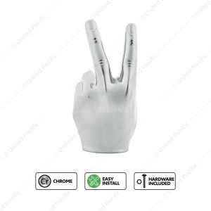 Peace Sign Hood Ornament
