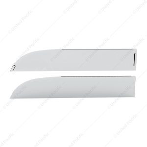 430 Stainless Steel 6" Chop Top Window Trim For 2012-2017 Peterbilt 567 & 579 (Pair)