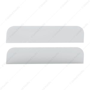 430 Stainless Steel 6.5" Chop Top Window Trim For Peterbilt 379, 388, 389 Sleeper (Pair)