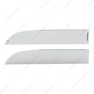 430 Stainless Steel 6" Chop Top Window Trim For 2012-2017 Kenowrth T680 & T880 (Pair)