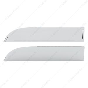 430 Stainless Steel 6.5" Chop Top Window Trim For 2012-2017 Peterbilt 567 & 579 (Pair)