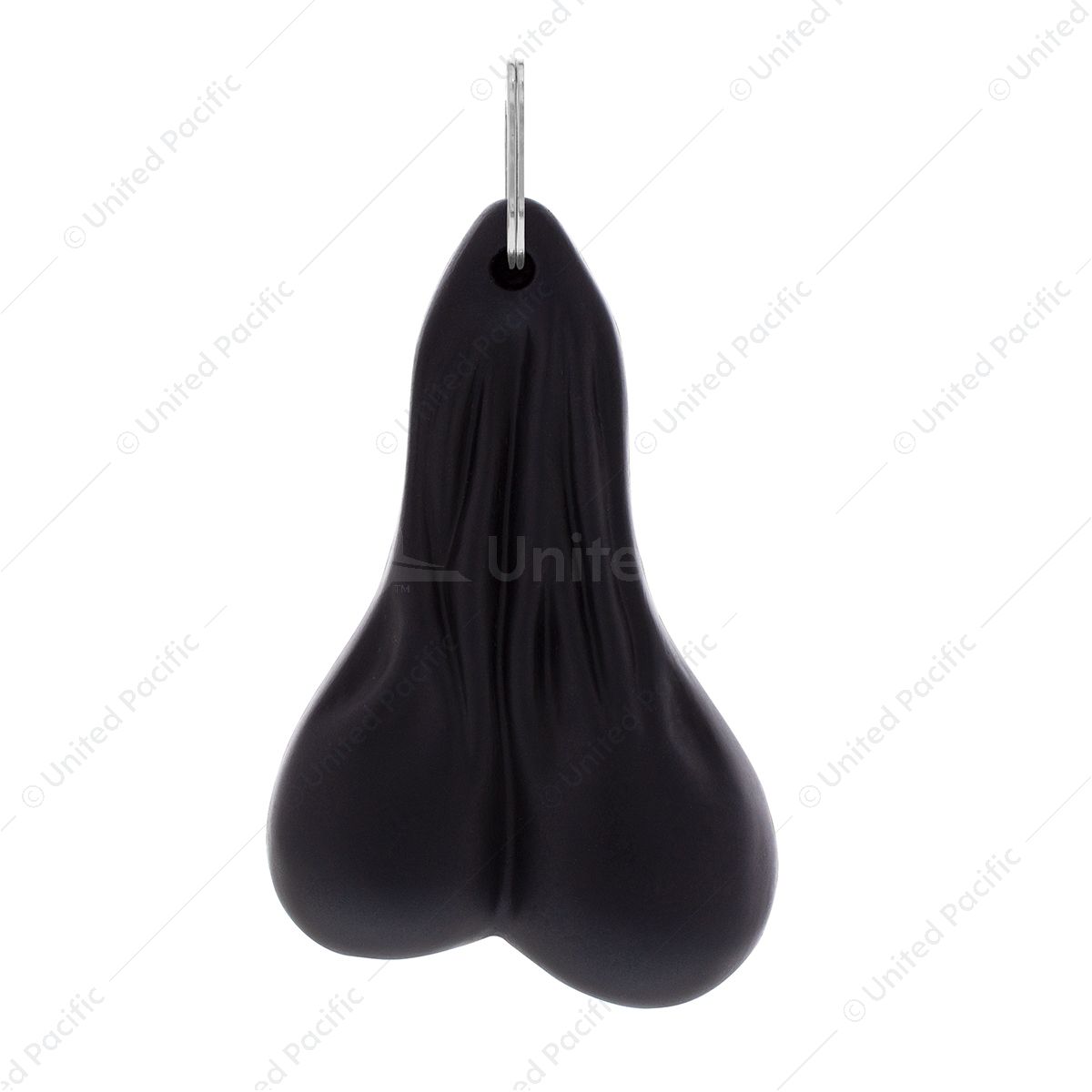 4-1/4" Stress Ballz Novelty Keychain - Black