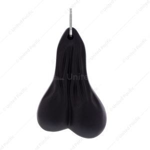 4-1/4" Stress Ballz Novelty Keychain - Black