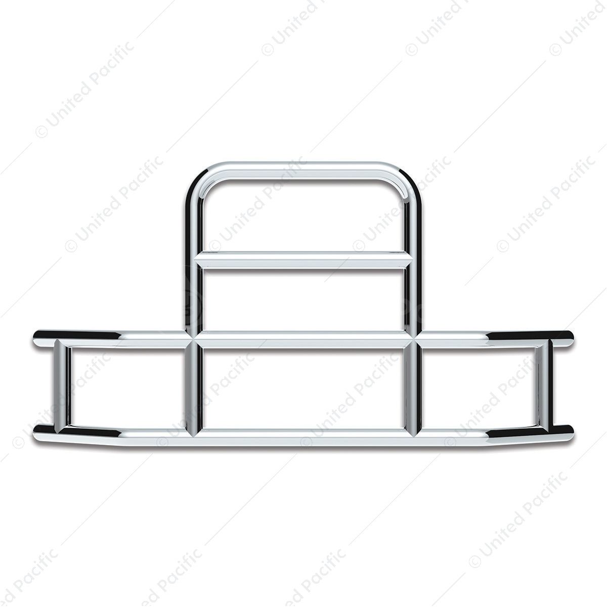 HighwayShield I85 R-304 Stainless Steel Grille Guard & Bracket Kit For 2018-2024 Volvo VNL