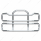 HighwayShield I95 R-304 Stainless Steel Grille Guard & Bracket Kit For 2022-2025 Peterbilt 579 & Ken