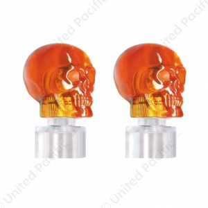 Skull Bumper Guide Top - Amber (2-Pack)