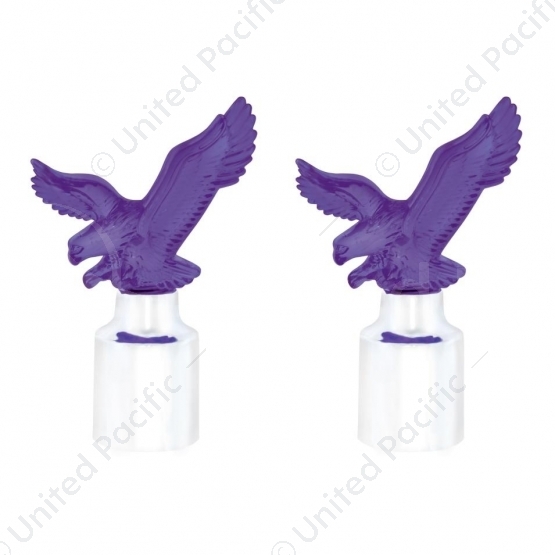 Eagle Bumper Guide Top With Chrome Base - Purple (2-Pack)