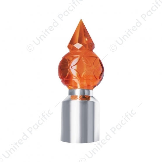 Crystal Pyramid Ball Bumper Guide Top - Amber (2-Pack)