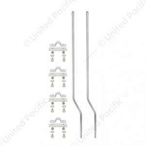 Stainless Steel Bumper Guide - Amber (Pair)