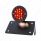 Motorcycle LED "Bobber" Style Horizontal Tail Light With Black Grille Bezel-Smoke Lens